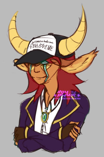 Flat colour Halfbody