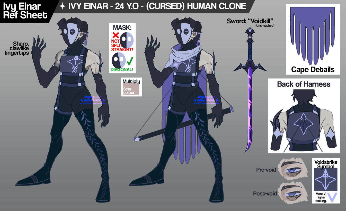 Front facing reference sheet + Extras